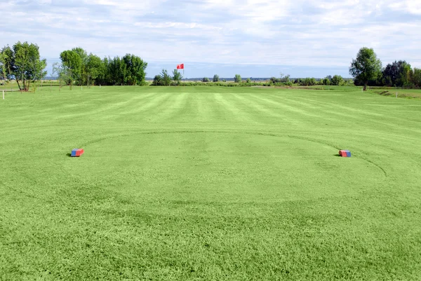 Golf Green Field Abschlagplatz — Stockfoto