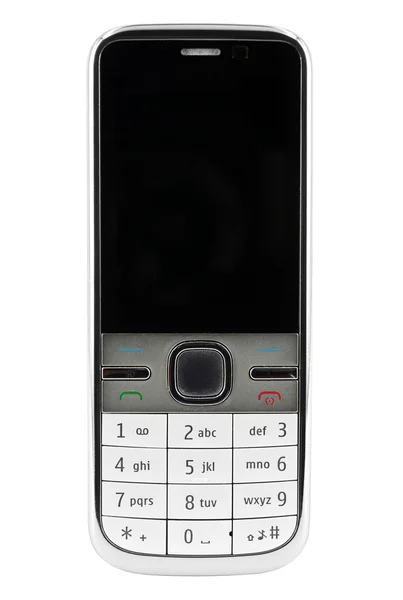 Téléphone portable isolé sur blanc — Photo