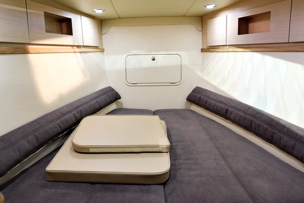 Luxury boat interior — Stock Photo, Image