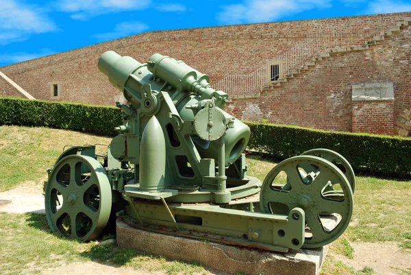 Велика гармата з великої війни — стокове фото