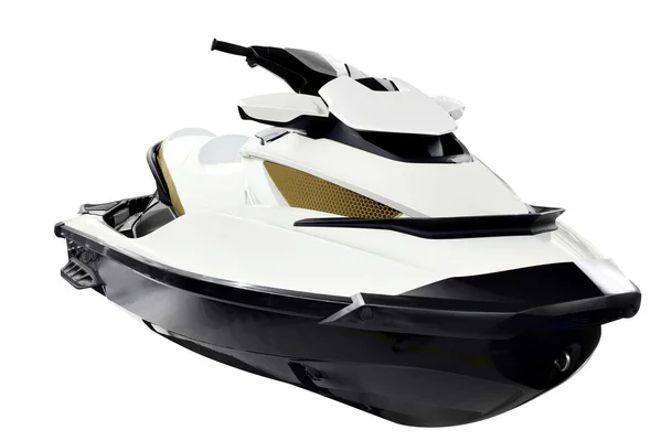 Jet ski vista frontal isolado — Fotografia de Stock