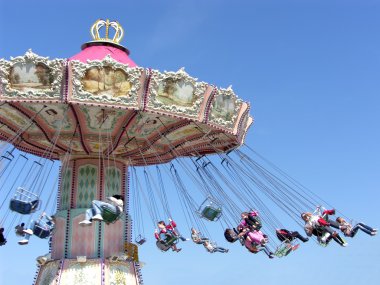 Chairoplane carousel clipart