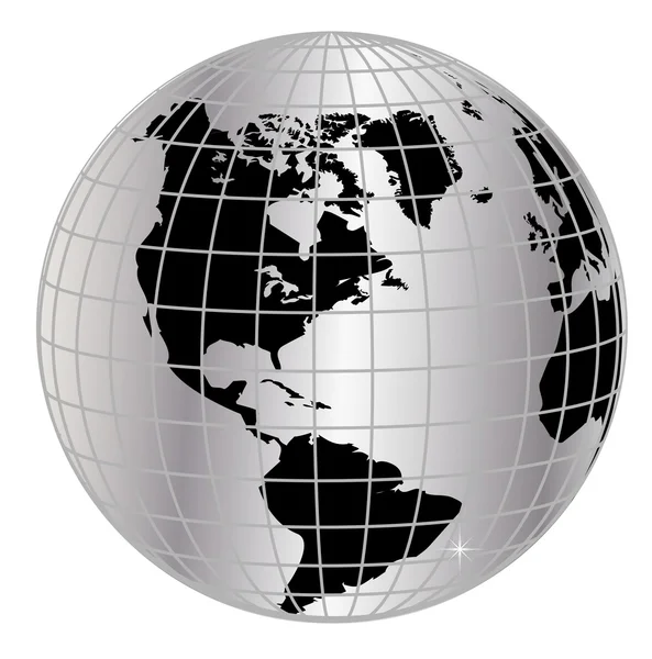 Globe v síti — Stock fotografie