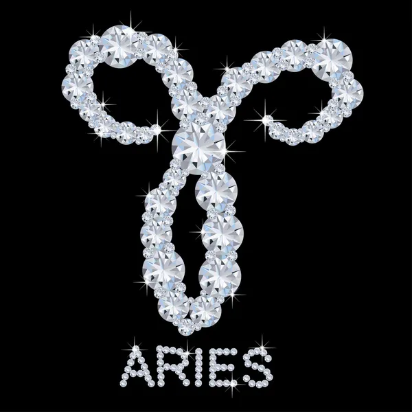 Ariete zodiacale diamante — Foto Stock