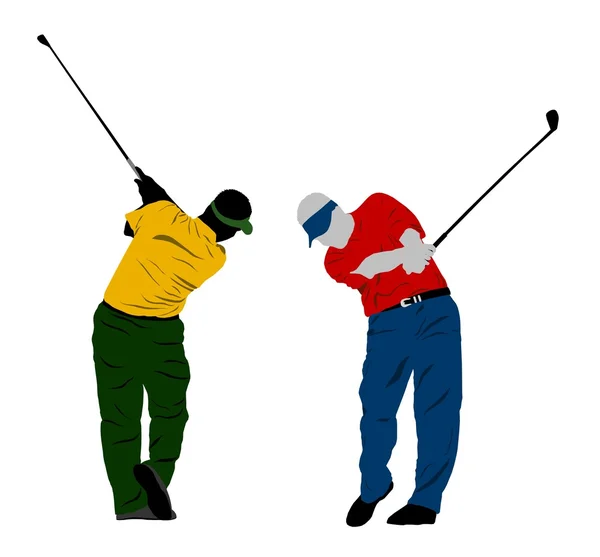 Golf swing — Stock Photo, Image