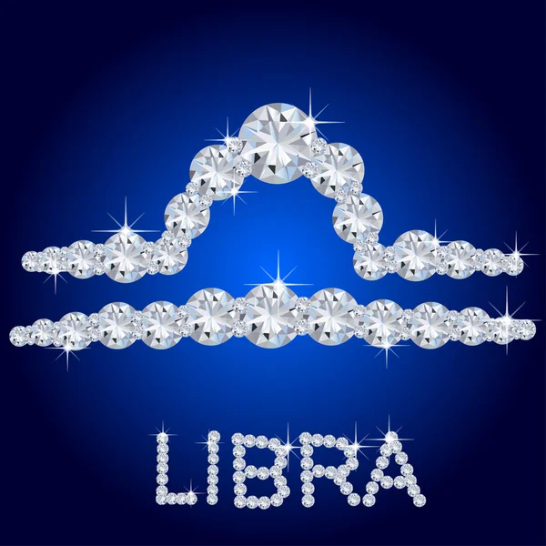 Zodíaco de diamante Libra —  Fotos de Stock