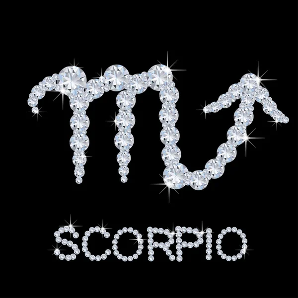 Diament zodiaku Skorpion — Zdjęcie stockowe