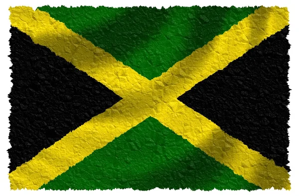 Bandeira de Jamaica — Fotografia de Stock
