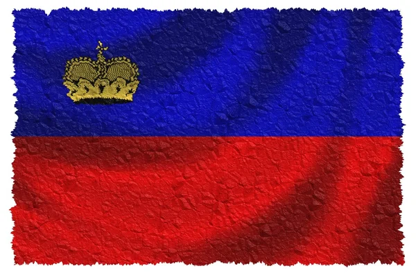 Bandeira de Liechtenstein — Fotografia de Stock