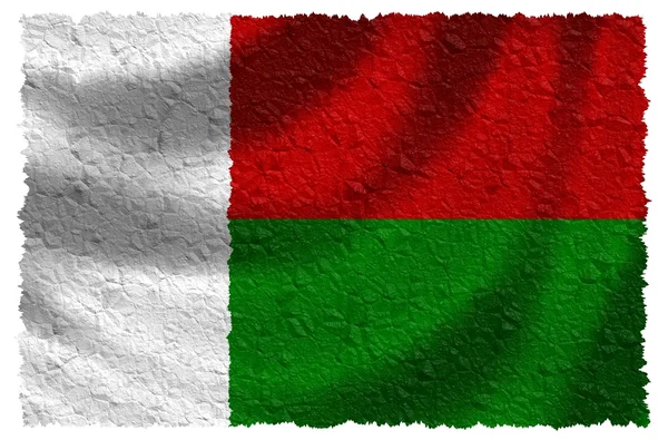 Σημαία Μαδαγασκάρης — Φωτογραφία Αρχείου