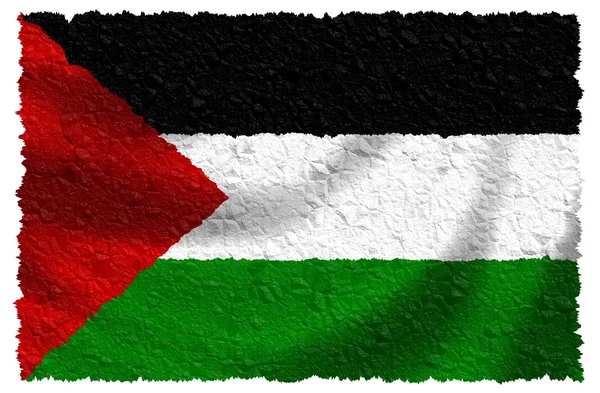 巴勒斯坦的旗帜 — 图库照片