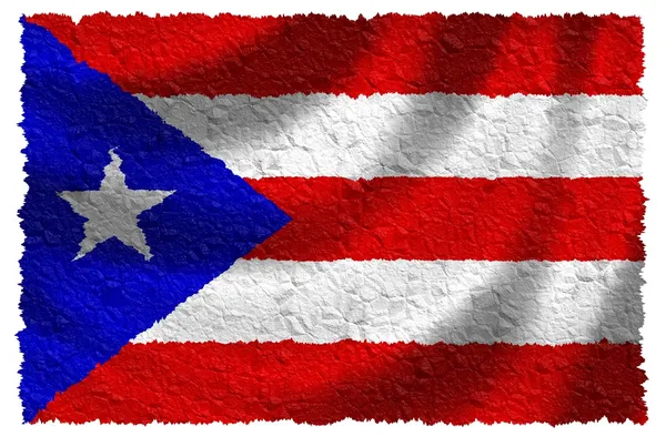 Flag of Puerto Rico — Stock Photo, Image
