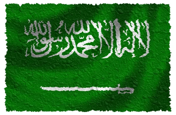 Flaga Arabia Saudyjska — Zdjęcie stockowe