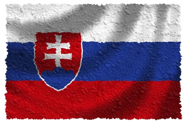 Szlovákia zászlaja — Stock Fotó