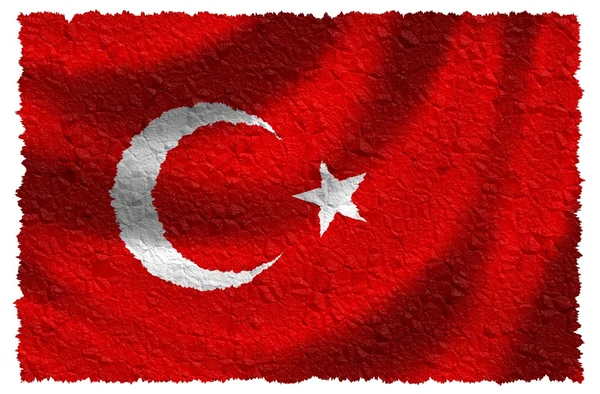 ธงชาติตุรกี — ภาพถ่ายสต็อก