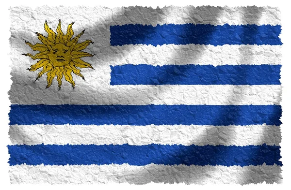Uruguay zászlaja — Stock Fotó