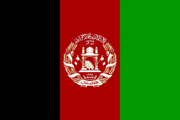 Flaga Afganistanu — Zdjęcie stockowe