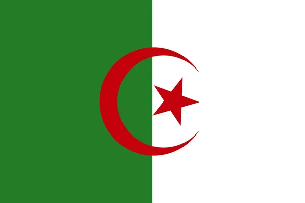 Bendera Aljazair — Stok Foto