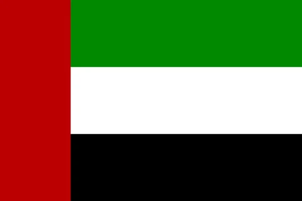 Vlag van de Verenigde Arabische Emiraten — Stockfoto