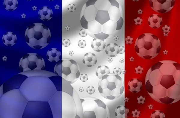 Ποδόσφαιρο Γαλλία — Φωτογραφία Αρχείου