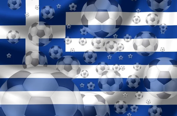 Futebol Grécia — Fotografia de Stock