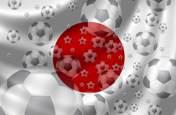 Футбол в Японии — стоковое фото