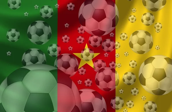 Fotbalu Kamerun — Stock fotografie