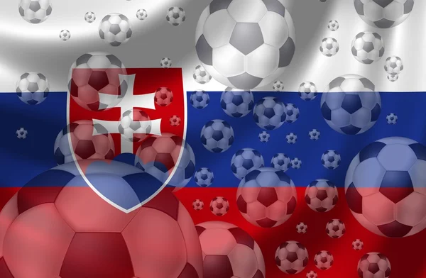Voetbal Slowakije — Stockfoto