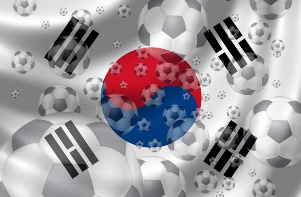 Soccer South Korea — Stock Photo, Image