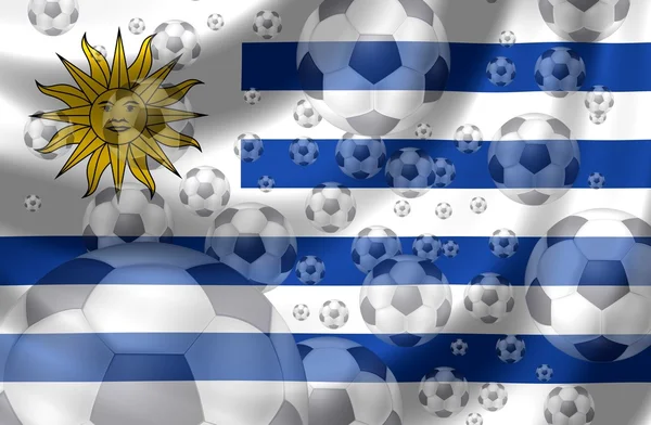 Soccer Uruguay — Stock Photo, Image