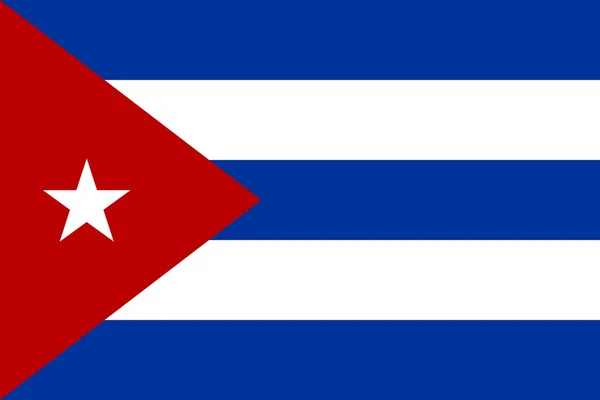 Bandeira de Cuba — Fotografia de Stock