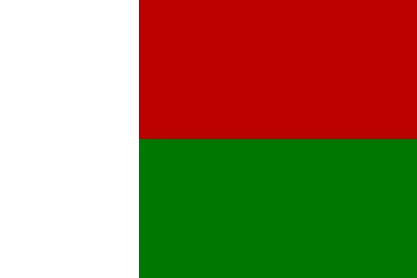 马达加斯加国旗 — 图库照片
