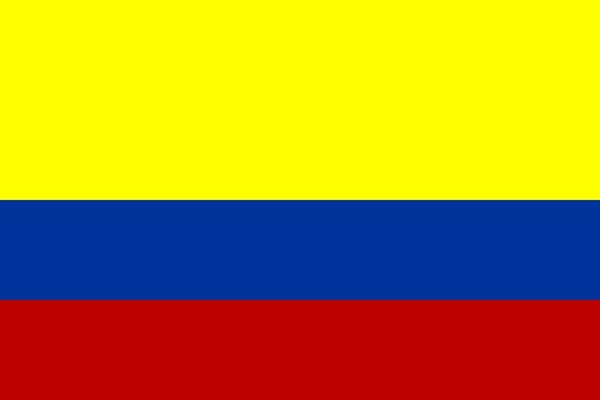 Bandera de Colombia — Foto de Stock