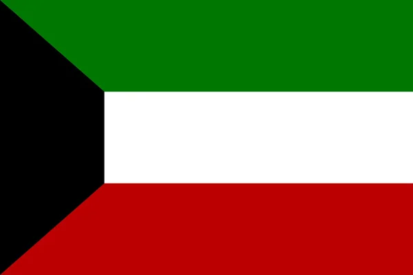 Bandera de Kuwait — Foto de Stock