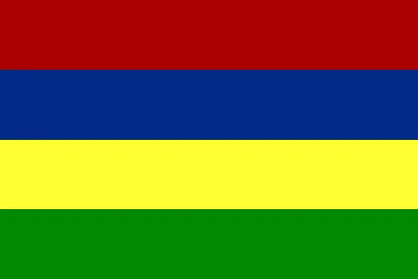 Σημαία του Μαυρίκιου — Φωτογραφία Αρχείου