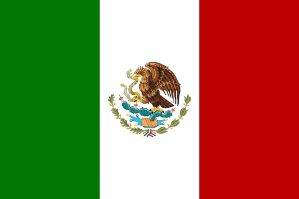 Drapelul Mexicului — Fotografie, imagine de stoc