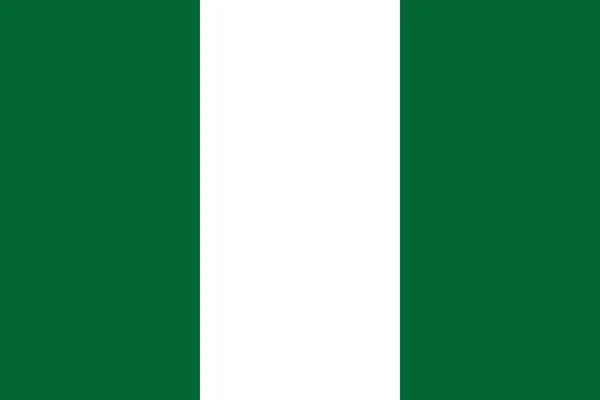 Σημαία Νιγηρίας — Φωτογραφία Αρχείου