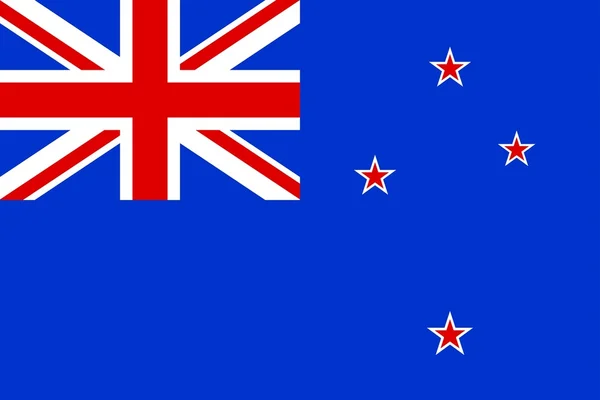 Bandiera della Nuova Zelanda — Foto Stock