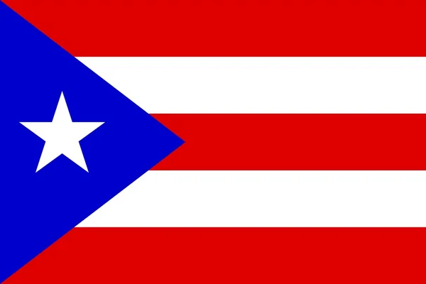Flagge Puerto Ricos — Stockfoto