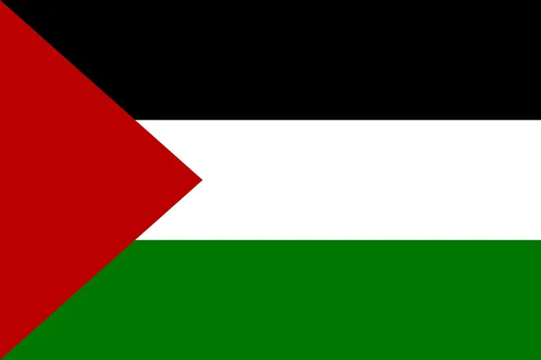 Bandera de Palestina — Foto de Stock