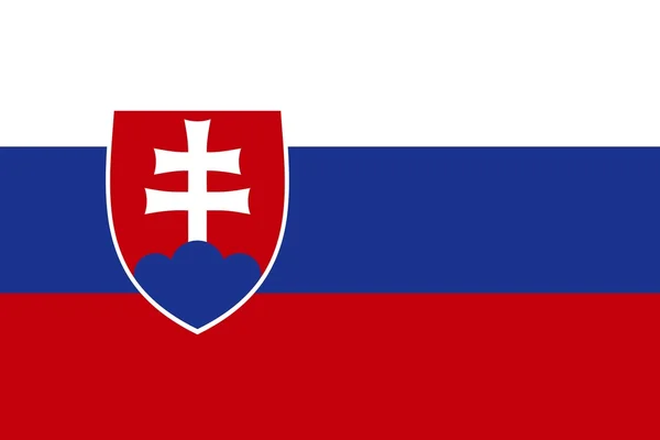 Vlajka Slovenska — Stock fotografie