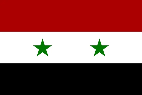 叙利亚的旗子 — 图库照片