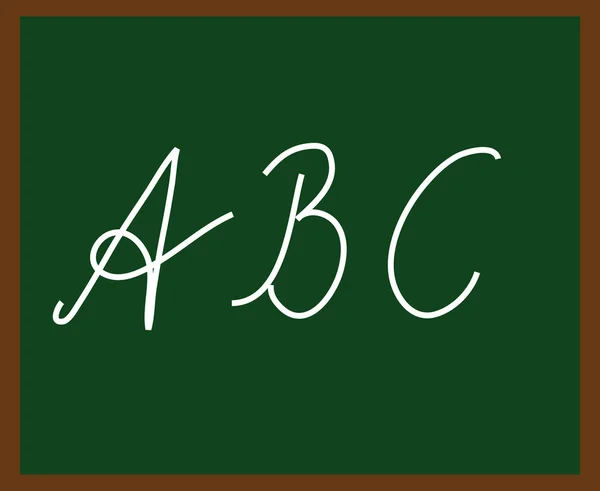 Blackboard ABC — Stock Photo, Image