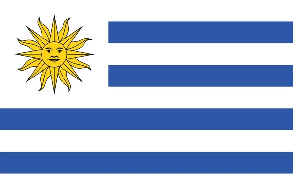 Flagge von Uruguay — Stockfoto