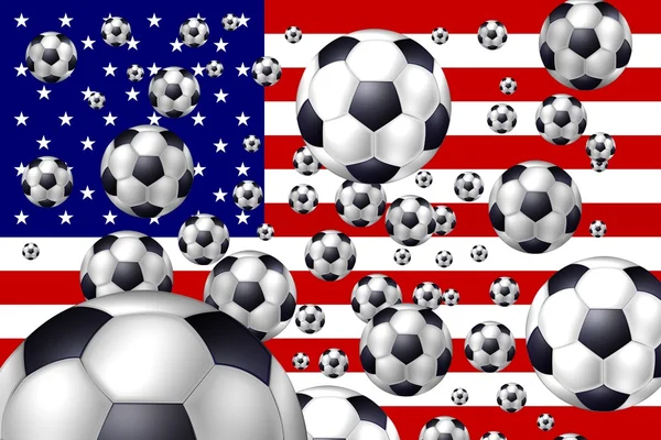Fotball USA – stockfoto