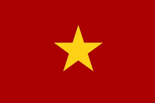 越南的旗子 — 图库照片