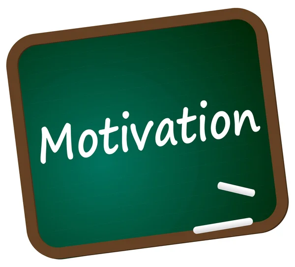 Blackboard Motivation — Stockfoto