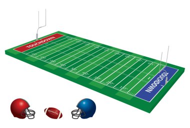 Football Field 3D clipart