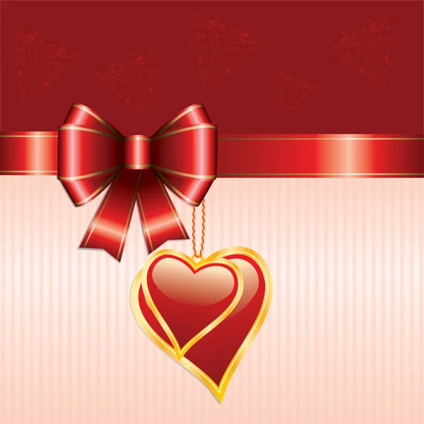 Arco Corazón Fondo San Valentín — Archivo Imágenes Vectoriales