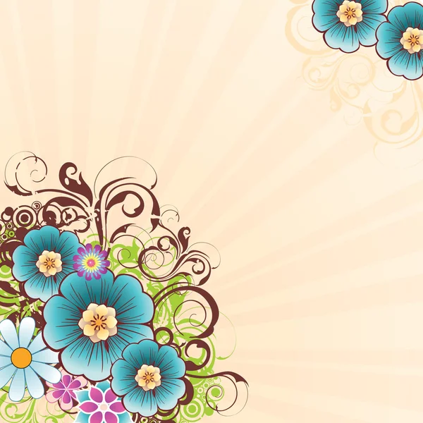Flower background 3 — Stock Vector